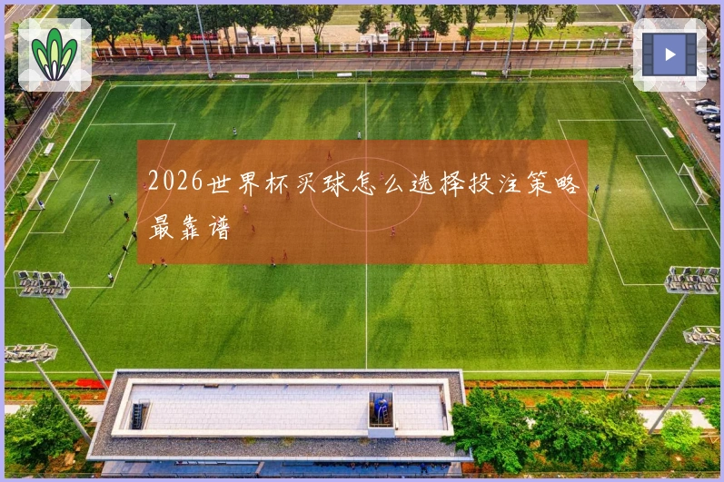 2026世界杯买球怎么选择投注策略最靠谱